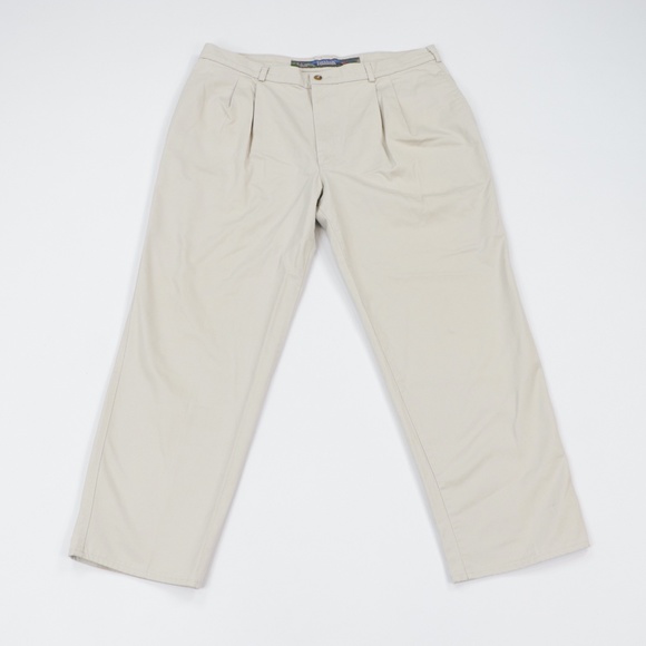 Duxbak Pants Vintage 9s Duxbak Pleated Chino Pants Khaki Poshmark